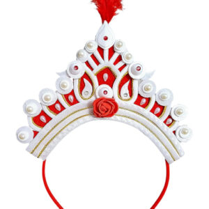 BengCraft Shola Mukut for Baby Girl, Tra...