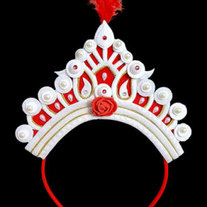 BengCraft Shola Mukut for Baby Girl, Tra...
