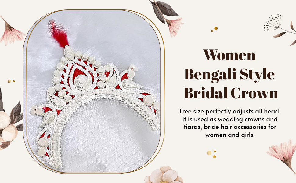 SPN-JGSP Women Bengali Style Bridal Crown