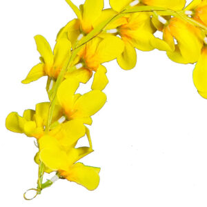 BengCraft Yellow Orchid Gajra Juda Bun H...