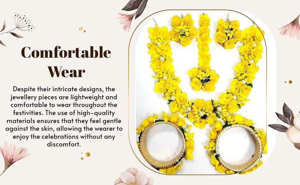 Handmade Jewellery set for Haldi SPN-JGSP