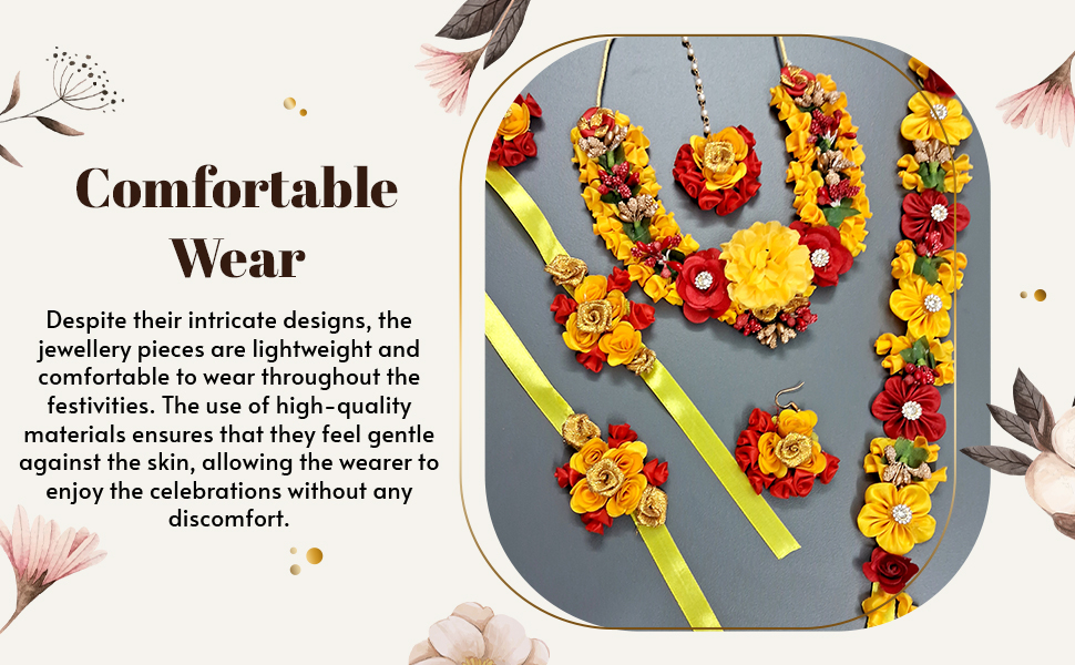 Handmade Jewellery set for Haldi SPN-JGSP