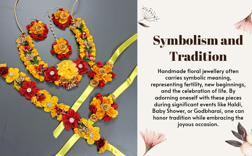 Handmade Jewellery set for Haldi SPN-JGSP