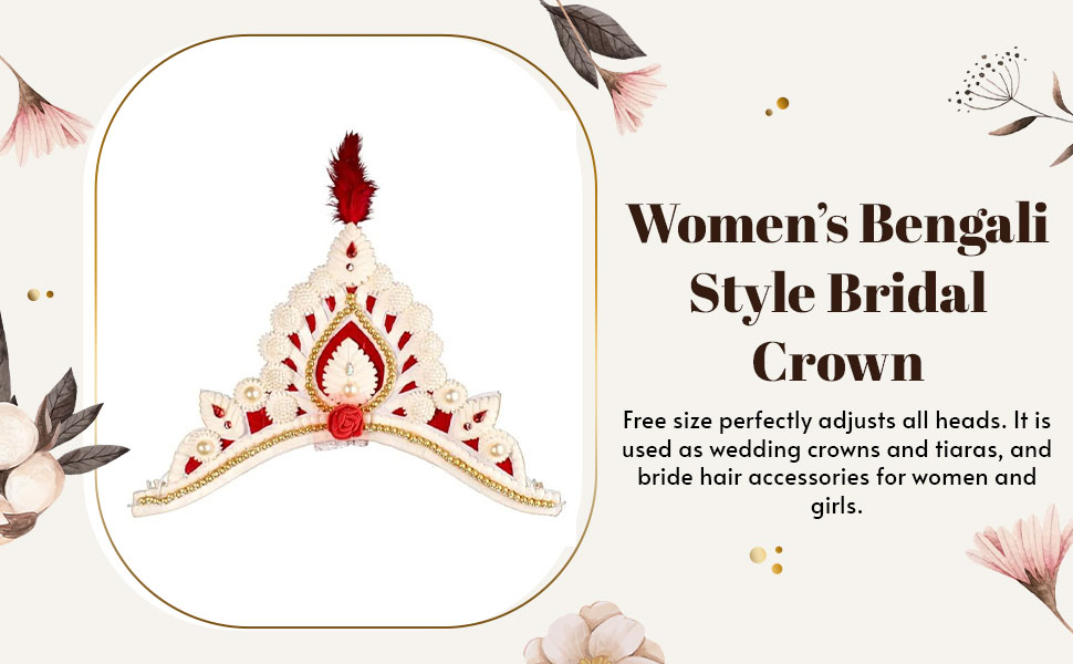 Women's Bengali Style Bridal Crown SPN-JGSP