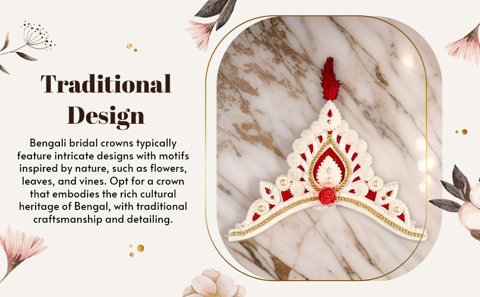 Women's Bengali Style Bridal Crown SPN-JGSP