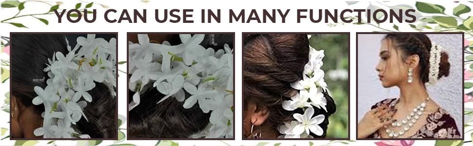 Artificial Orchid Flower Hair Pins for Women, Floral Hair Accessories SPN-JGSP