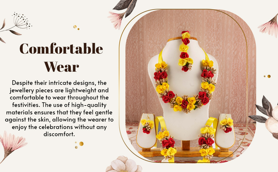 Flower jewellery Set for Wedding SPN-JGSP