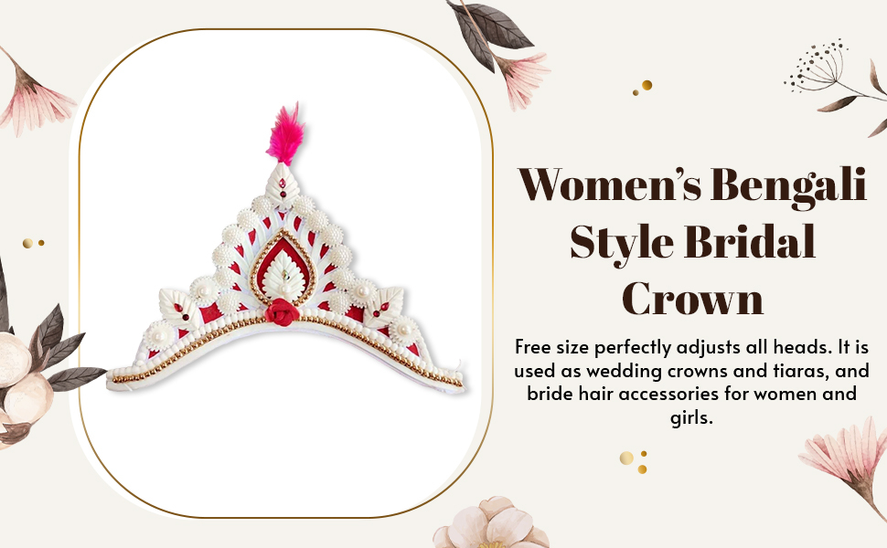 Women's Bengali Style Bridal Crown SPN-JGSP