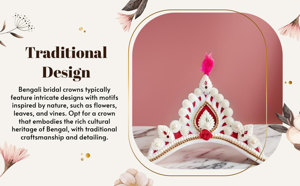 Women's Bengali Style Bridal Crown SPN-JGSP