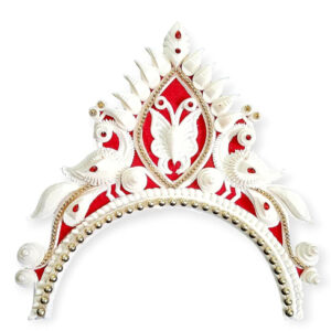 Bridal Crown for Bengali Style, White We...
