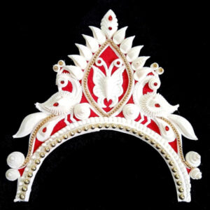 Bridal Crown for Bengali Style, White We...