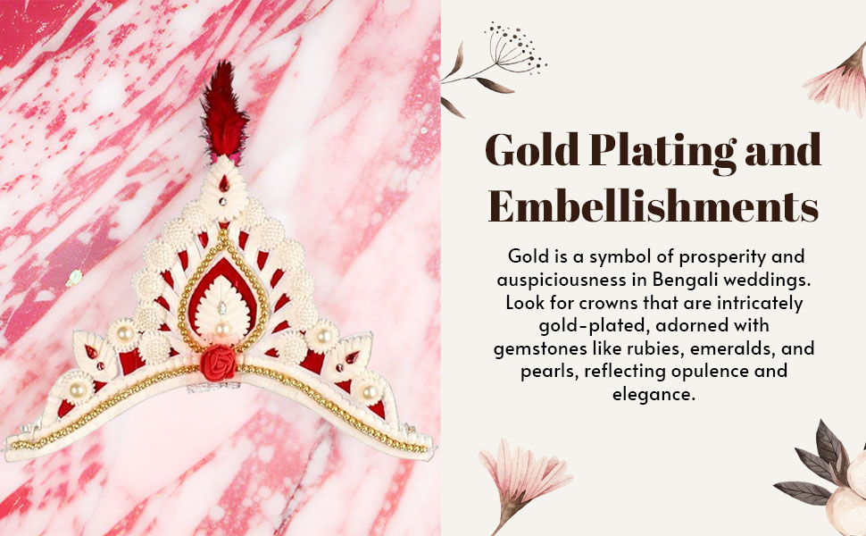Women's Bengali Style Bridal Crown SPN-JGSP