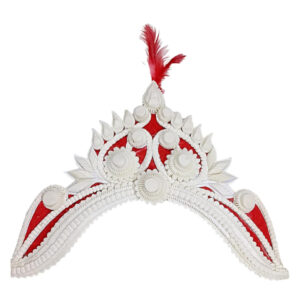 BengCraft Bengali Bridal Mukut, Shola Ha...