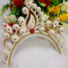 BengCraft Bengali Bridal Mukut Design, Biyer Mukut for Bride, Hair Accessories for Women's Wedding - Image 3