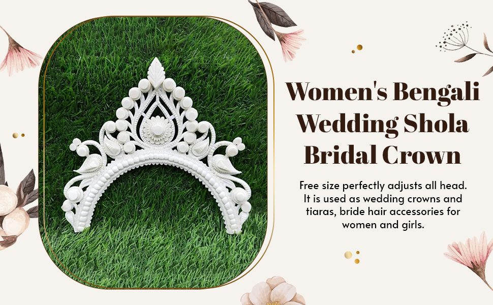 SPN-JGSP Women Bengali Style Bridal Crown