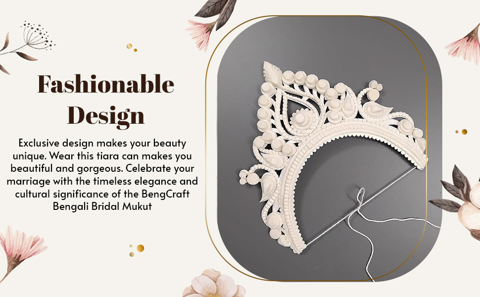 SPN-JGSP Women Bengali Style Bridal Crown