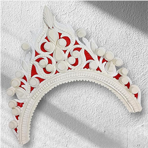 Women Bengali Style Bridal Crown/Mukut/Hair Accessories SPN-JGSP