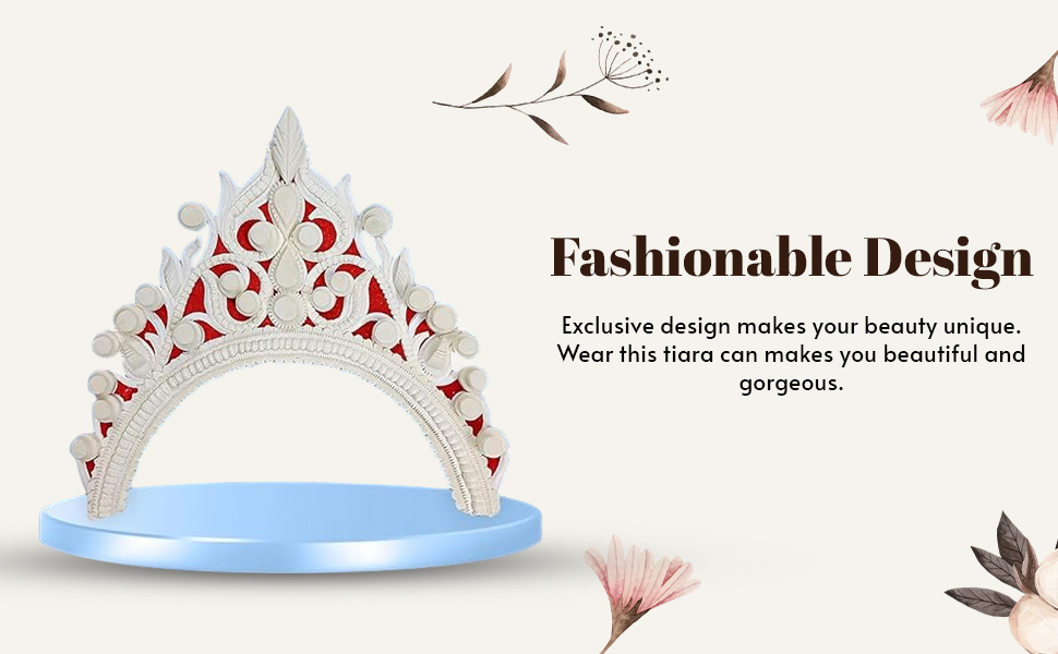 Women Bengali Style Bridal Crown/Mukut/Hair Accessories SPN-JGSP