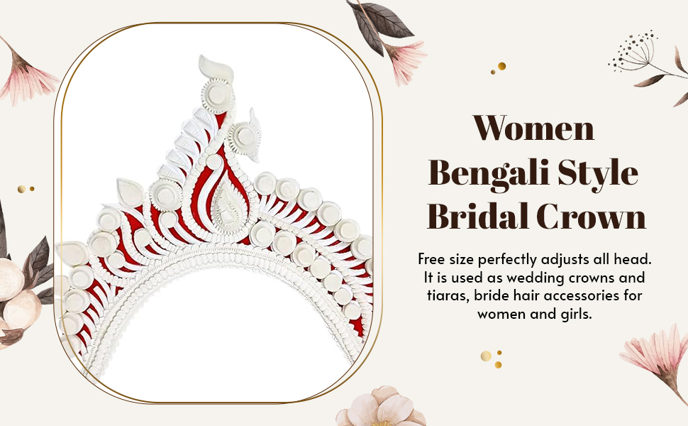 SPN-JGSP Women Bengali Style Bridal Crown