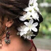 White Orchid Gajra Juda Bun Hair Accessories Artificial Polycotton Hair Gajra for Hair Bun for Women Wedding Hair Accessories - Image 4