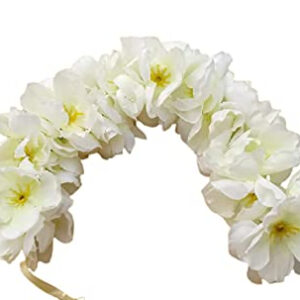 White Beautiful Flower Gajra for Women B...