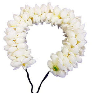 Artificial White Flower Gajra for Women,...