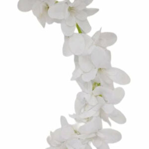 Artificial Floral Gajra for hair bun, Wh...