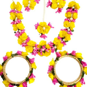 BengCraft Flowers Jewellery Set For Meha...