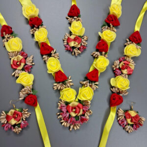 BengCraft Flowers Jewellery Set For Meha...