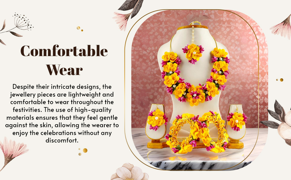 Flower jewellery Set for Wedding SPN-JGSP