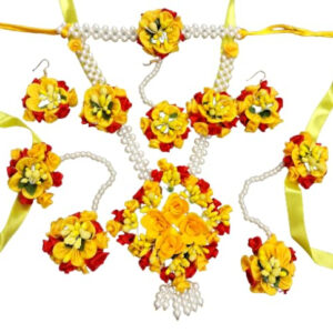 BengCraft Haldi Jewellery Set for Weddin...
