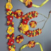 BengCraft Artificial Flower Jewellery for Bride Women's Haldi Mehandi Mehendi Mehndi, Yellow Bridal Floral Jewels Set of Necklace Earrings Maang Tika Bracelets for Mom’s Baby Shower Godh Bharai - Image 3