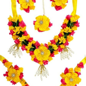 BengCraft Flowers Jewellery Set For Meha...