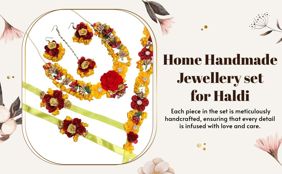 SPN-JGSP Flower jewellery Set for WeddingSPN-JGSP Flower jewellery Set for Wedding
