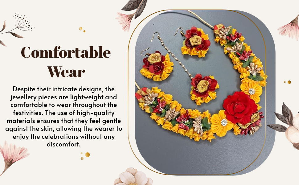 SPN-JGSP Flower jewellery Set for Wedding