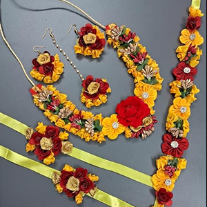 SPN-JGSP Flower jewellery Set for Wedding