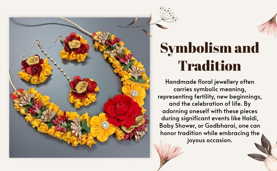 SPN-JGSP Flower jewellery Set for Wedding