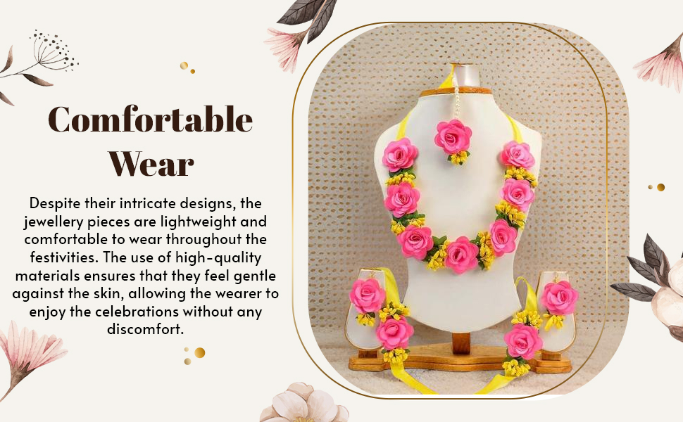Flower jewellery Set for Wedding SPN-JGSP
