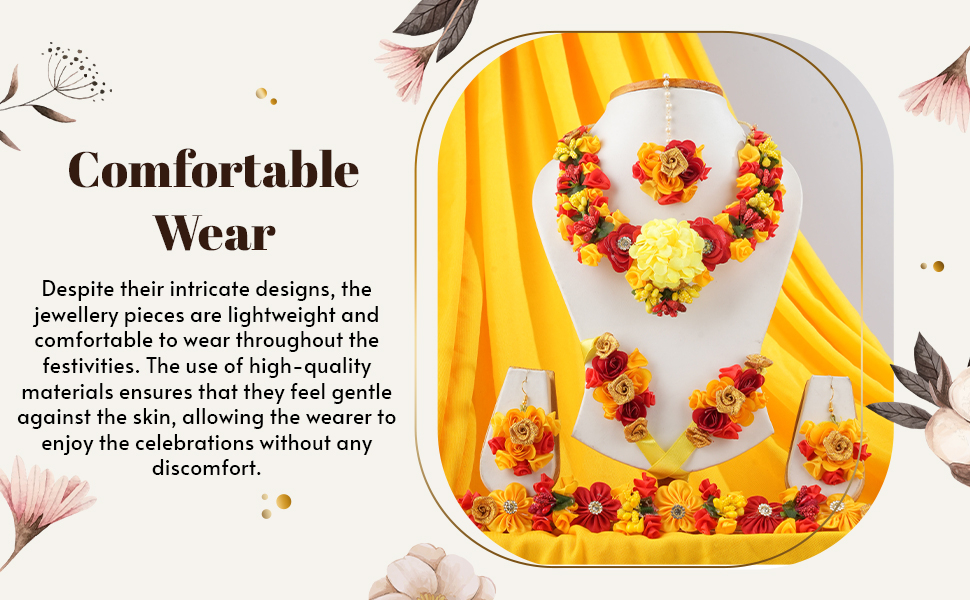 Flower jewellery Set for Wedding SPN-JGSP
