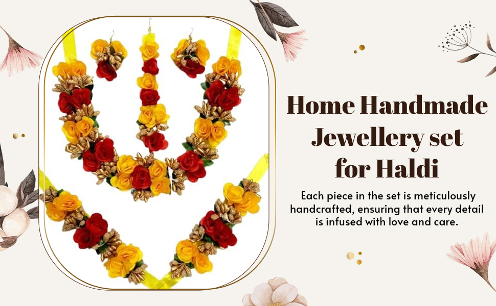 SPN-JGSP Flower jewellery Set for Wedding
