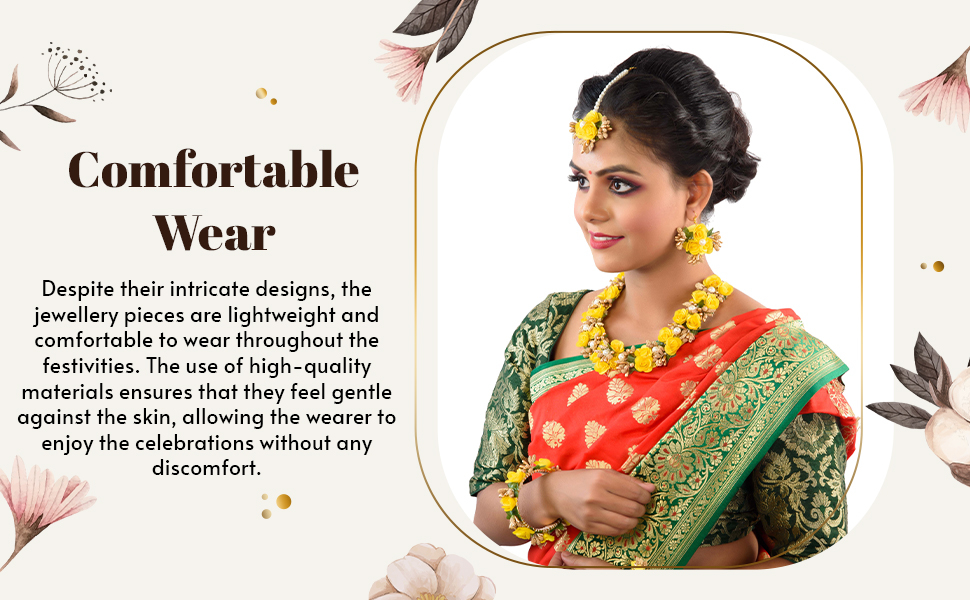 Flower jewellery Set for Wedding SPN-JGSP