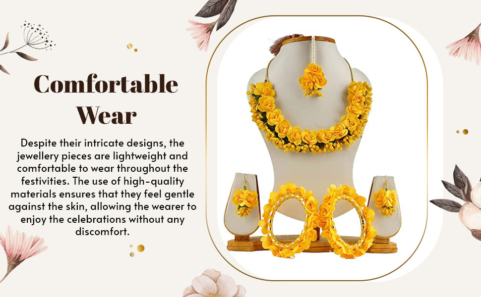 Handmade Jewellery set for Haldi SPN-JGSP