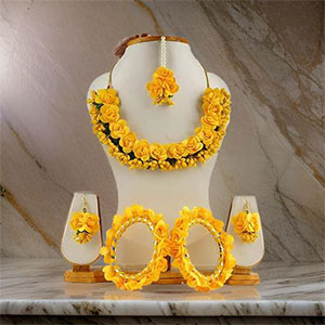 Handmade Jewellery set for Haldi SPN-JGSP