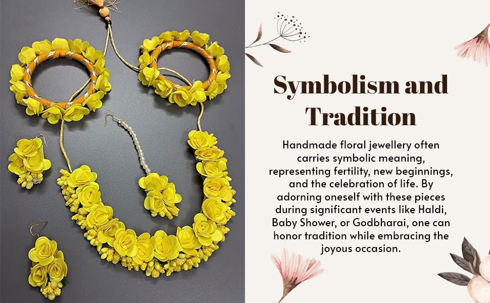 Handmade Jewellery set for Haldi SPN-JGSP