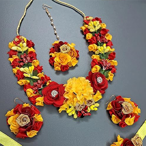 SPN-JGSP Flower jewellery Set for Wedding