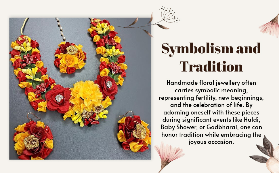 SPN-JGSP Flower jewellery Set for Wedding