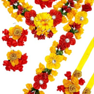 BengCraft Flower Jewellery Set for Weddi...