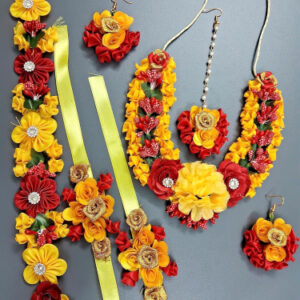 BengCraft Flower Jewellery Set for Weddi...
