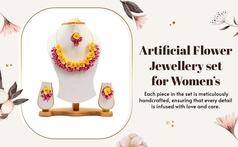 Artificial Flower Jewellery for Women's SPN-JGSP