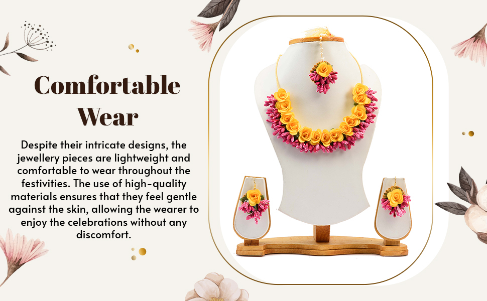 Artificial Flower Jewellery for Women's SPN-JGSP